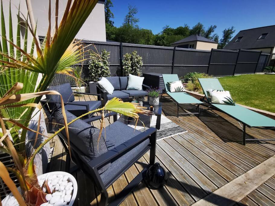 Maison Familiale 6 Personnes Miniac-Morvan Exteriör bild